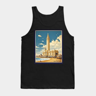 Mar del Plata Argentina Vintage Tourism Poster Tank Top